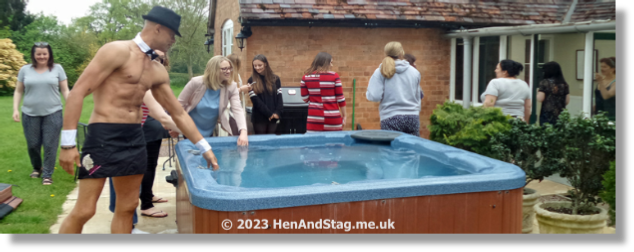 Our Butlers have been SAFELY leading party games, serving drinks and greeting HAPPY HENS & SATISFIED STAGS