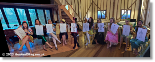 Yet another group enjoying the quality we deliver in our Life Drawing Events.